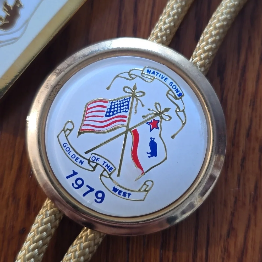 Vintage NSGW Native Sons of the Golden West - Ontario California Bolo Ties